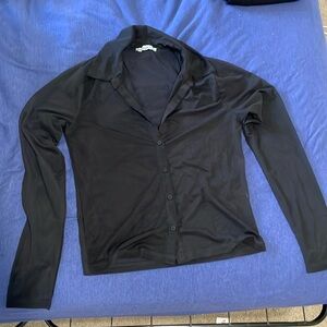 Abercrombie and Fitch Mesh Button up Longsleeve